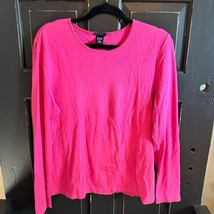 Gap pink jeweled shirt